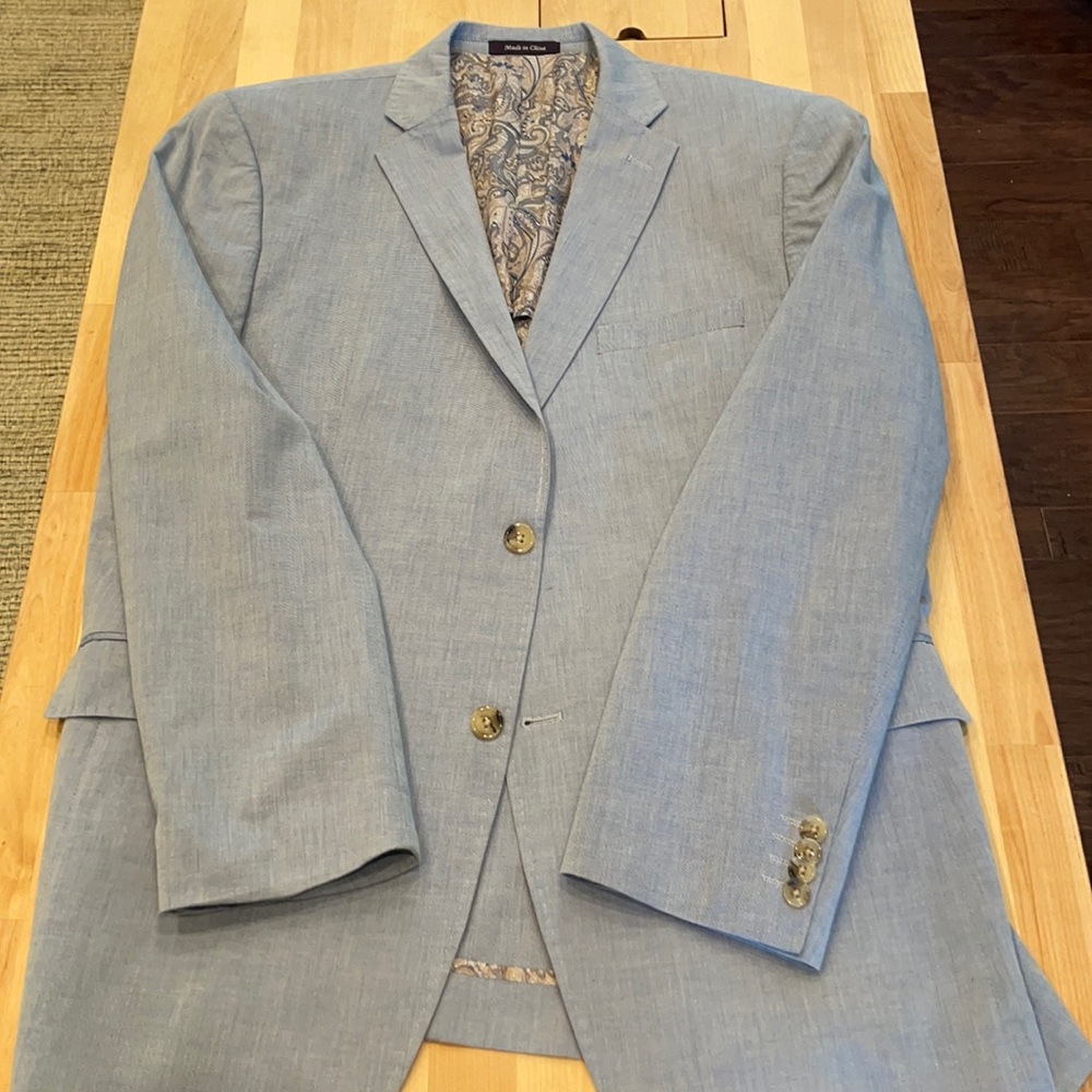 Alan Flusser Blazer Paisley Lining 42R